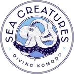 Sea Creatures Diving Komodo company logo